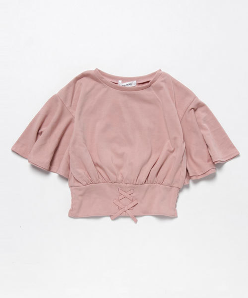 GLOBAL WORK（グローバルワーク）の「【キッズ】ウェストレースアッププルオーバー6分袖/768366（Tシャツ/カットソー・キッズ・ブラック/ライトピンク/イエロー・LARGE/SMALL/MEDIUM/XX-LARGE/X-LARGE）」の8枚目の写真