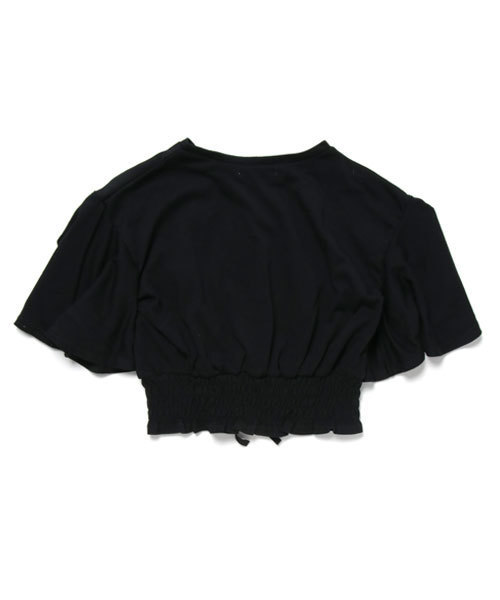 GLOBAL WORK（グローバルワーク）の「【キッズ】ウェストレースアッププルオーバー6分袖/768366（Tシャツ/カットソー・キッズ・ブラック/ライトピンク/イエロー・LARGE/SMALL/MEDIUM/XX-LARGE/X-LARGE）」の4枚目の写真