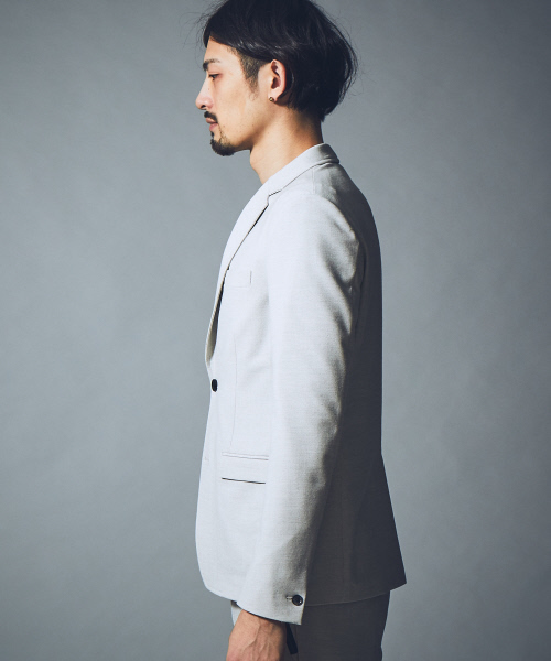 【美品】5351 HOMMES DIRECTOR'S テーラードジャケット 白 セール】オックスノッチドラペルジャケット（テーラードジャケット