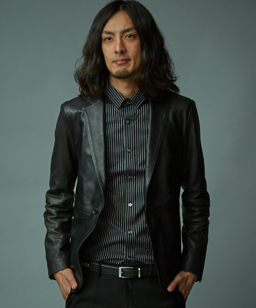 5351 POUR LES HOMMES（ゴーサンゴーイチプールオム）の「ドビーストライプストレッチシャツ（シャツ/ブラウス・メンズ・ブラック/ホワイト・44/46/48）」の12枚目の写真