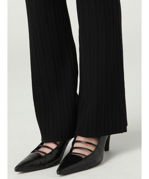 MURUA（ムルーア）の「FitリブニットPT（その他パンツ・レディース・ブラック/カーキ/イエロー・9）」の12枚目の写真