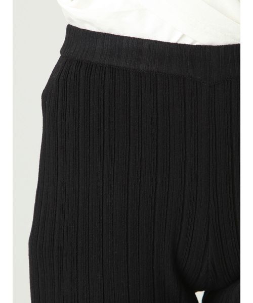 MURUA（ムルーア）の「FitリブニットPT（その他パンツ・レディース・ブラック/カーキ/イエロー・9）」の11枚目の写真