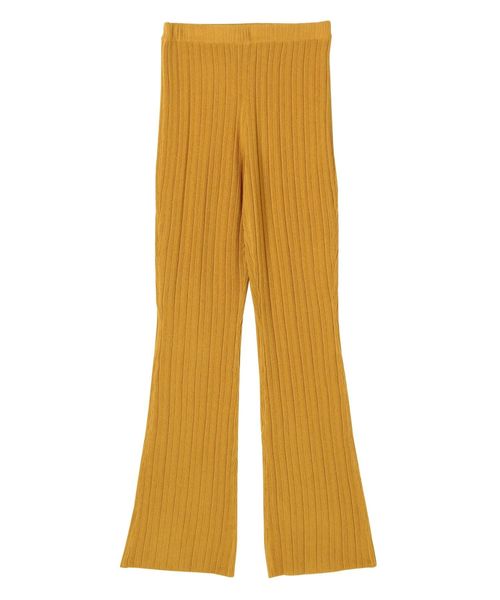 MURUA（ムルーア）の「FitリブニットPT（その他パンツ・レディース・ブラック/カーキ/イエロー・9）」の9枚目の写真