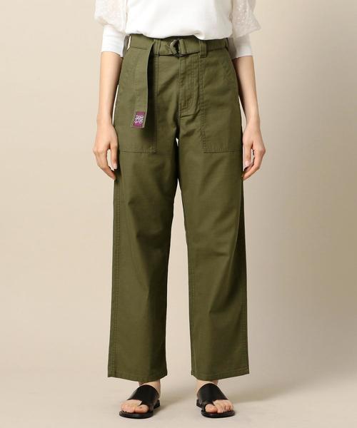 GUNG HO（ガンホー）の「【別注】＜GUNG HO＞ベイカーパンツ ◆（その他パンツ・レディース・オフホワイト/オリーブ・SMALL/MEDIUM）」の4枚目の写真