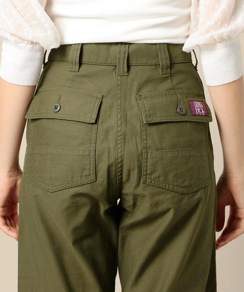 GUNG HO（ガンホー）の「【別注】＜GUNG HO＞ベイカーパンツ ◆（その他パンツ・レディース・オフホワイト/オリーブ・SMALL/MEDIUM）」の11枚目の写真