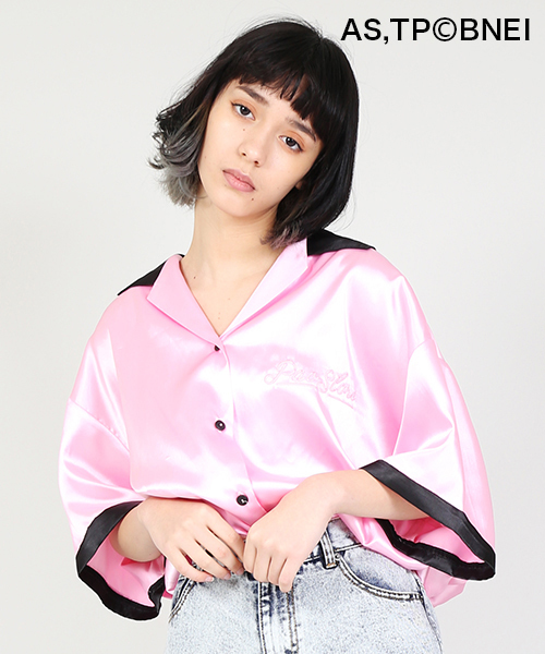 PUNYUS(プニュズ)の「バックストアボーリングシャツ(シャツ/ブラウス・レディース・サックスブルー/ブラック/ピンク・1/2/3/4)」の3枚目の写真