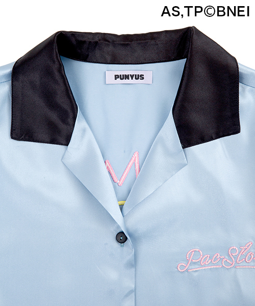 PUNYUS(プニュズ)の「バックストアボーリングシャツ(シャツ/ブラウス・レディース・サックスブルー/ブラック/ピンク・1/2/3/4)」の12枚目の写真