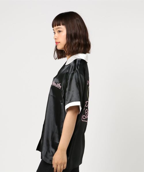 PUNYUS(プニュズ)の「バックストアボーリングシャツ(シャツ/ブラウス・レディース・サックスブルー/ブラック/ピンク・1/2/3/4)」の6枚目の写真