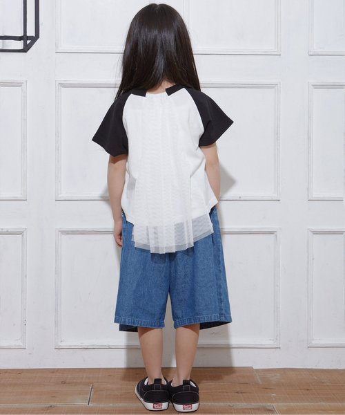 allolun.（オールオルン）の「リメイクＴシャツ（Tシャツ/カットソー・キッズ・オフホワイト・140/110/130/100/90/120）」の3枚目の写真