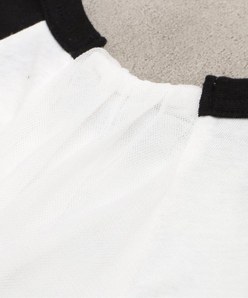 allolun.（オールオルン）の「リメイクＴシャツ（Tシャツ/カットソー・キッズ・オフホワイト・140/110/130/100/90/120）」の6枚目の写真