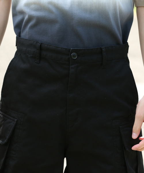 JUNRED（ジュンレッド）の「カルゼカーゴショートパンツ（カーゴパンツ・メンズ・ブラック/ラベンダー/ブルー系その他4・S/M/L）」の9枚目の写真