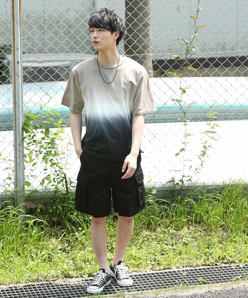 JUNRED（ジュンレッド）の「カルゼカーゴショートパンツ（カーゴパンツ・メンズ・ブラック/ラベンダー/ブルー系その他4・S/M/L）」の5枚目の写真