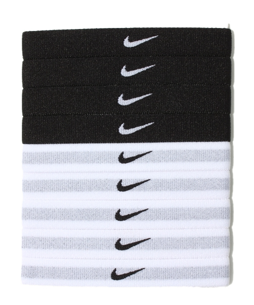 NIKE（ナイキ）の「ナイキ ヘア ヘッドバンド 9本セット ランニング NIKE Sports Hairband 9pcs（ヘアバンド・レディース・ブラック/パープル/ブルー・ONE SIZE）」の2枚目の写真