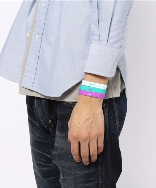 NIKE（ナイキ）の「ナイキ ヘア ヘッドバンド 9本セット ランニング NIKE Sports Hairband 9pcs（ヘアバンド・レディース・ブラック/パープル/ブルー・ONE SIZE）」の6枚目の写真