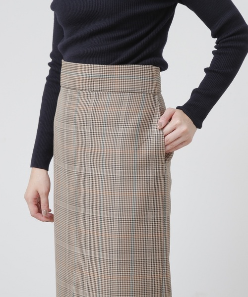 Liesse（リエス）の「バレンシアチェックハイウエストタイトスカート（スカート・レディース・ベージュ系その他/チェック・S/M/L）」の13枚目の写真