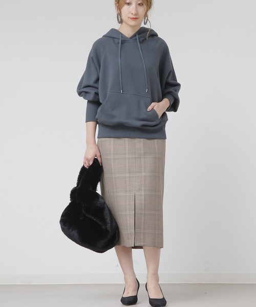 Liesse（リエス）の「バレンシアチェックハイウエストタイトスカート（スカート・レディース・ベージュ系その他/チェック・S/M/L）」の16枚目の写真