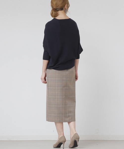 Liesse（リエス）の「バレンシアチェックハイウエストタイトスカート（スカート・レディース・ベージュ系その他/チェック・S/M/L）」の22枚目の写真