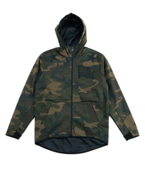 HYDROGEN(ハイドロゲン)の「《HYDROGEN/ハイドロゲン》リミテッドランニングジャケット/LTD RUNNING JACKET(ポンチョ)」|カモフラージュ