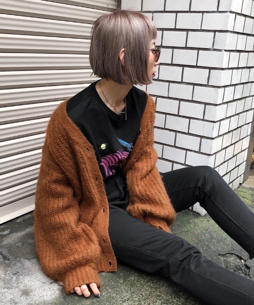 PAGEBOY（ページボーイ）の「スペースロックＴシャツ（Tシャツ/カットソー・レディース・チャコールグレー/ブラック・FREE）」の20枚目の写真