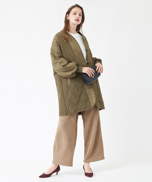 titivate(ティティベイト)の「ニットワイドパンツ(その他パンツ・レディース・ホワイト/ブラック/モカ/杢グレー・S/M/L)」の16枚目の写真