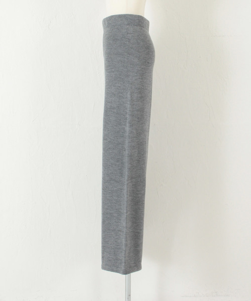 titivate(ティティベイト)の「ニットワイドパンツ(その他パンツ・レディース・ホワイト/ブラック/モカ/杢グレー・S/M/L)」の8枚目の写真
