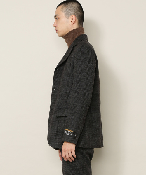 ADAM ET ROPE'(アダムエロペ)の「【HYBRID TWEED】 テーラードジャケット(テーラードジャケット・メンズ・ブラック系その他/グレー/ネイビー・L/M)」の4枚目の写真