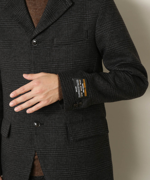 ADAM ET ROPE'(アダムエロペ)の「【HYBRID TWEED】 テーラードジャケット(テーラードジャケット・メンズ・ブラック系その他/グレー/ネイビー・L/M)」の8枚目の写真