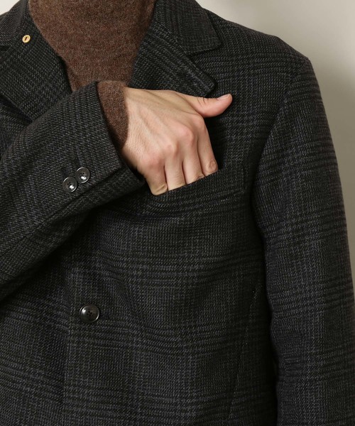 ADAM ET ROPE'(アダムエロペ)の「【HYBRID TWEED】 テーラードジャケット(テーラードジャケット・メンズ・ブラック系その他/グレー/ネイビー・L/M)」の9枚目の写真