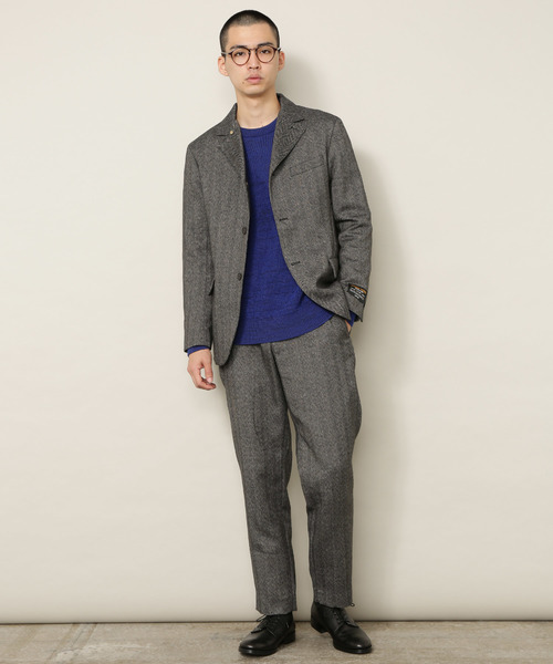 ADAM ET ROPE'(アダムエロペ)の「【HYBRID TWEED】 テーラードジャケット(テーラードジャケット・メンズ・ブラック系その他/グレー/ネイビー・L/M)」の20枚目の写真