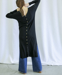 select MOCA | 2WAYボタンニットワンピース/ニットサイドスリットワンピ(ワンピース)