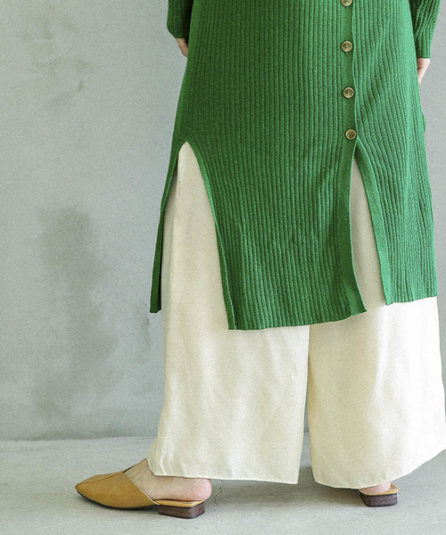 select MOCA(セレクトモカ)の「2WAYボタンニットワンピース(ワンピース・レディース・ブラック/グレー/グリーン・FREE)」の12枚目の写真