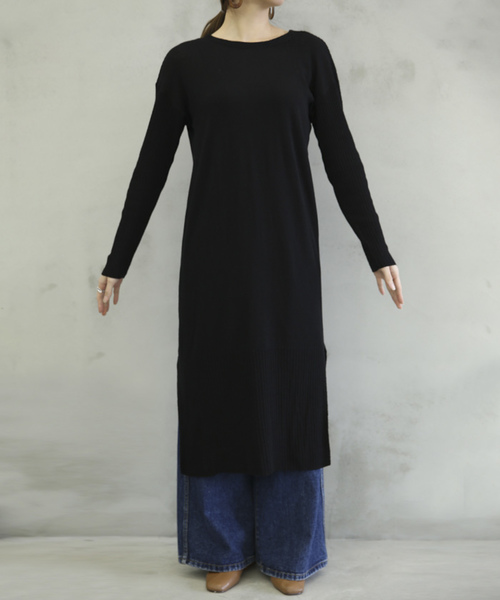 select MOCA(セレクトモカ)の「2WAYボタンニットワンピース(ワンピース・レディース・ブラック/グレー/グリーン・FREE)」の20枚目の写真