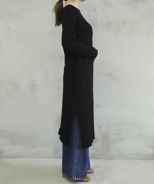 select MOCA(セレクトモカ)の「2WAYボタンニットワンピース(ワンピース・レディース・ブラック/グレー/グリーン・FREE)」の21枚目の写真