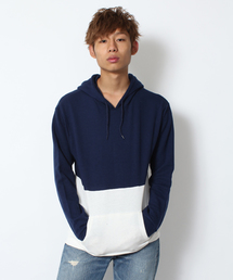 WEGO | WEGO/バイカラープルパーカー(パーカー)