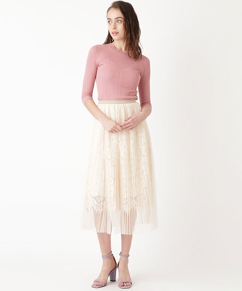 JILL STUART(ジルスチュアート)の「◆ケイティーリブニット(ニット/セーター・レディース・ホワイト/ブラック/ピンク/ブルー・FREE)」の13枚目の写真