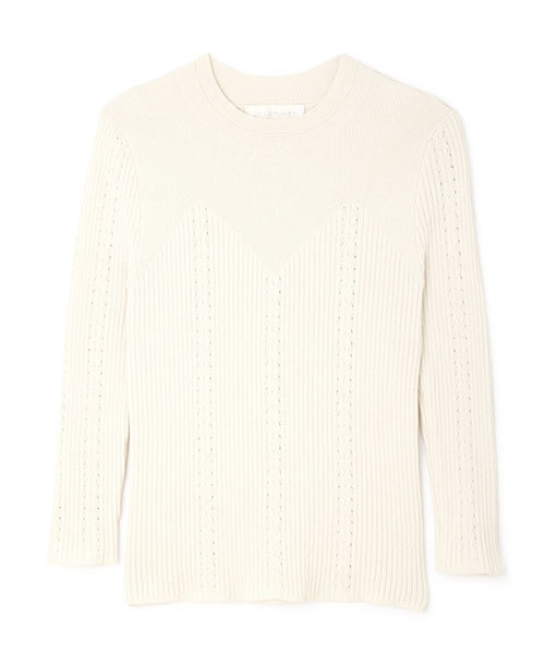 JILL STUART(ジルスチュアート)の「◆ケイティーリブニット(ニット/セーター・レディース・ホワイト/ブラック/ピンク/ブルー・FREE)」の14枚目の写真