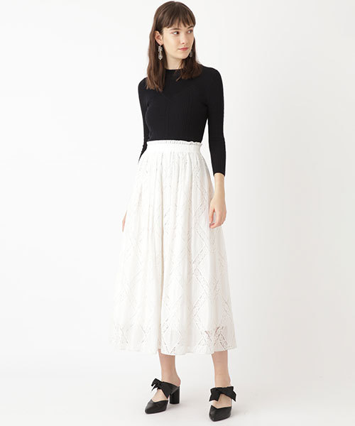 JILL STUART(ジルスチュアート)の「◆ケイティーリブニット(ニット/セーター・レディース・ホワイト/ブラック/ピンク/ブルー・FREE)」の12枚目の写真