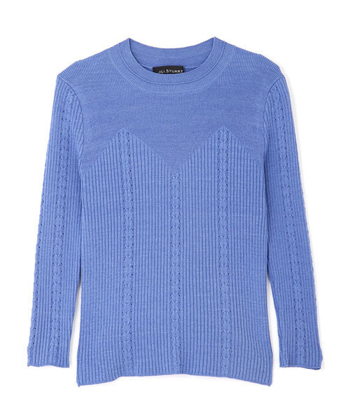 JILL STUART(ジルスチュアート)の「◆ケイティーリブニット(ニット/セーター・レディース・ホワイト/ブラック/ピンク/ブルー・FREE)」の19枚目の写真
