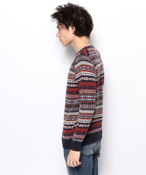 CIAOPANIC（チャオパニック）の「【Ciaopanic】　フェアアイルV/N（ニット/セーター・メンズ・チャコールグレー/ワインレッド/ネイビー/グレー・LARGE/MEDIUM）」の6枚目の写真