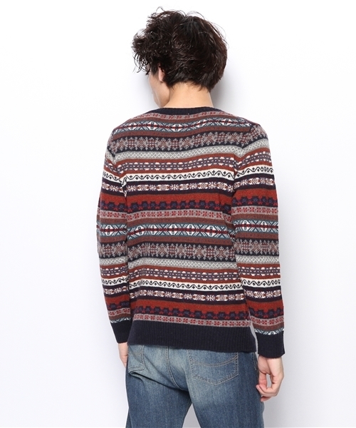 CIAOPANIC（チャオパニック）の「【Ciaopanic】　フェアアイルV/N（ニット/セーター・メンズ・チャコールグレー/ワインレッド/ネイビー/グレー・LARGE/MEDIUM）」の7枚目の写真