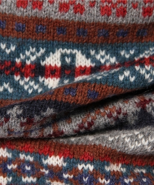 CIAOPANIC（チャオパニック）の「【Ciaopanic】　フェアアイルV/N（ニット/セーター・メンズ・チャコールグレー/ワインレッド/ネイビー/グレー・LARGE/MEDIUM）」の10枚目の写真