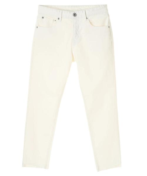 Editt by YECCA VECCA（エディットバイイェッカヴェッカ）の「裾カットオフデニムパンツ 〇（デニムパンツ・レディース・ホワイト/インディゴブルー/ライトインディゴブルー・S/M）」の4枚目の写真