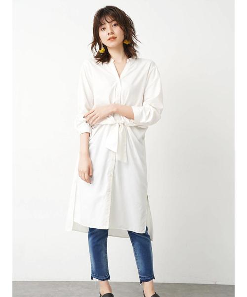 Editt by YECCA VECCA（エディットバイイェッカヴェッカ）の「裾カットオフデニムパンツ 〇（デニムパンツ・レディース・ホワイト/インディゴブルー/ライトインディゴブルー・S/M）」の11枚目の写真