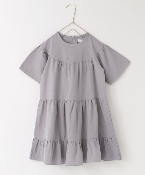 LOWRYS FARM(ローリーズファーム)の「ティアードワンピース 830345(ワンピース・キッズ・オフホワイト/ピンク/グリーン/ブルー・100/110/120)」の15枚目の写真