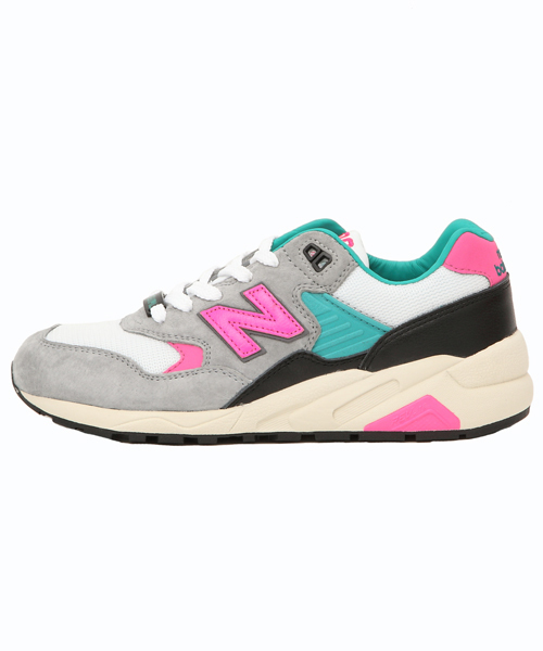 X-girl（エックスガール）の「X-girl new balance 580（スニーカー・レディース・ホワイト・27.5cm/24.5cm/26.5cm/27cm/23.5cm/24cm/25cm/23cm）」の7枚目の写真