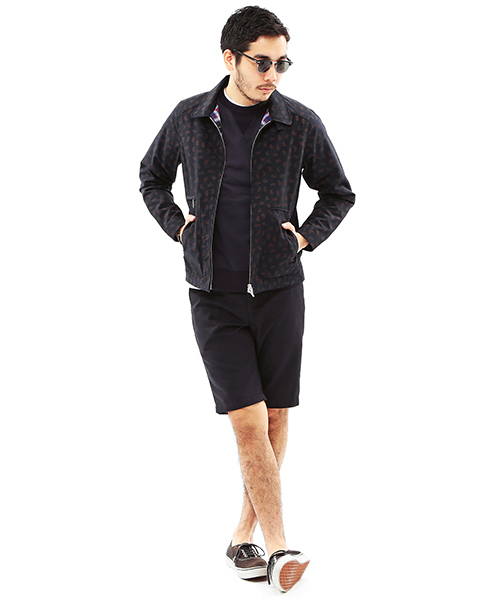 BEAMS PLUS（ビームスプラス）の「○BEAMS PLUS / ストームジャケット ペイズリー（ブルゾン・メンズ・ネイビー・LARGE/SMALL/MEDIUM/X-LARGE）」の14枚目の写真