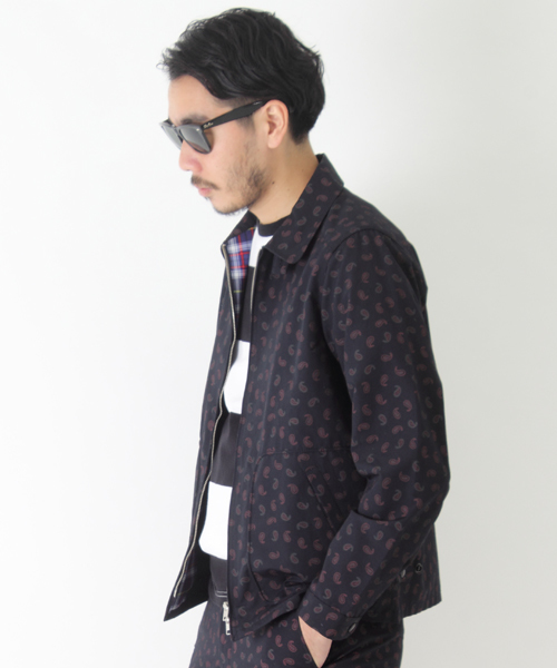 BEAMS PLUS（ビームスプラス）の「○BEAMS PLUS / ストームジャケット ペイズリー（ブルゾン・メンズ・ネイビー・LARGE/SMALL/MEDIUM/X-LARGE）」の12枚目の写真