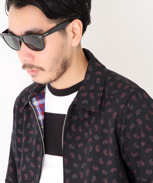 BEAMS PLUS（ビームスプラス）の「○BEAMS PLUS / ストームジャケット ペイズリー（ブルゾン・メンズ・ネイビー・LARGE/SMALL/MEDIUM/X-LARGE）」の7枚目の写真