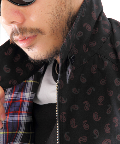 BEAMS PLUS（ビームスプラス）の「○BEAMS PLUS / ストームジャケット ペイズリー（ブルゾン・メンズ・ネイビー・LARGE/SMALL/MEDIUM/X-LARGE）」の8枚目の写真