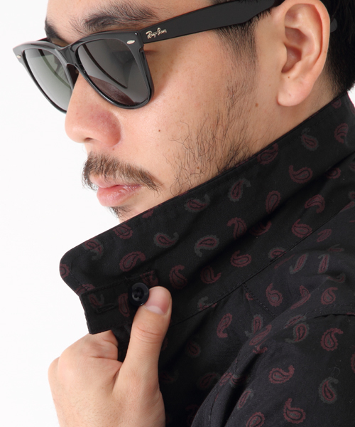 BEAMS PLUS（ビームスプラス）の「○BEAMS PLUS / ストームジャケット ペイズリー（ブルゾン・メンズ・ネイビー・LARGE/SMALL/MEDIUM/X-LARGE）」の9枚目の写真